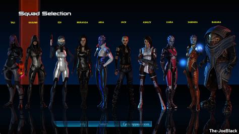 Squad Select All Female By The Mass Effect