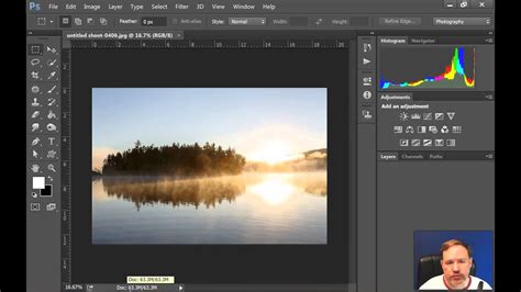 beginners guide to photoshop cc 2015 the basic layout youtube