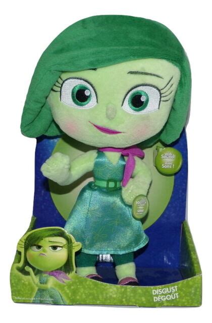 Disney Pixar Inside Out Action Figure Plush Doll Toy Fear Disgust