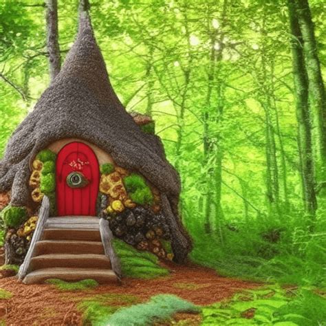 Fairy House In The Forest · Creative Fabrica