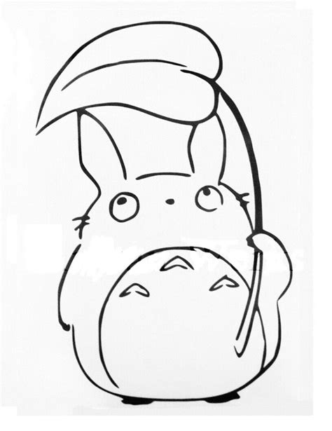 Totoro Para Colorear Totoro Drawing Totoro Art Free Coloring Pages