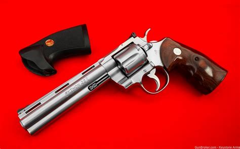 Ultra Rare 1st Year 1983 Colt Python 6 357 Magnum Stainless Snake Gun