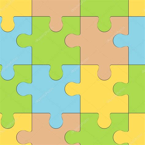 Puzzle Seamless Pattern — Stock Vector © Alexciopata 3793341