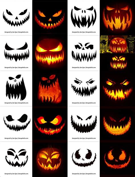 420 Free Printable Halloween Pumpkin Carving Stencils Patterns