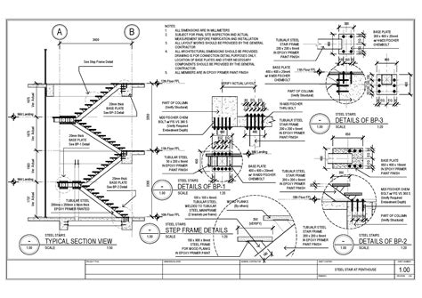 Stair Steel Balustrade Cad Files Dwg Files Plans And