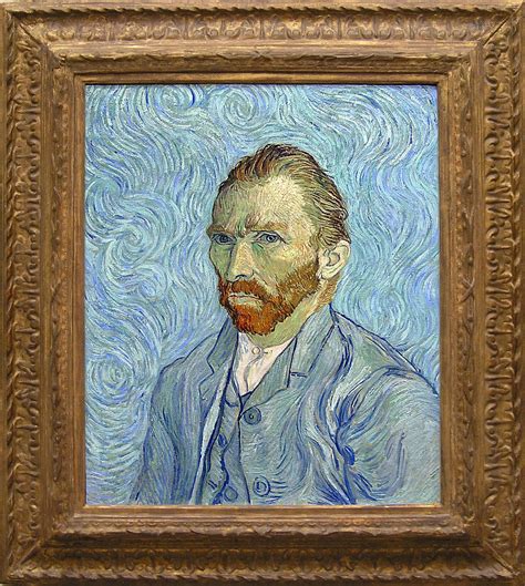 Van Gogh Self Portrait 1889 Dutch 1853 90 Musée Dorsay Flickr