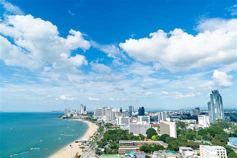 Pattaya Chonburi Thailand 8 Nov 2021 Beautiful Landscape And Cityscape Of Pattaya City Is