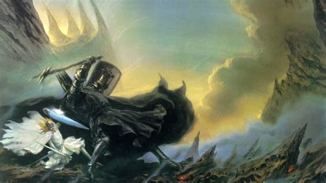 J R R Tolkien The Silmarillion Morgoth Fantasy Art John Howe