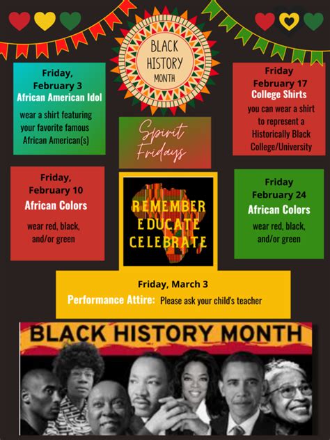 Black History Month Spirit Friday Watts Learning Center Elementary