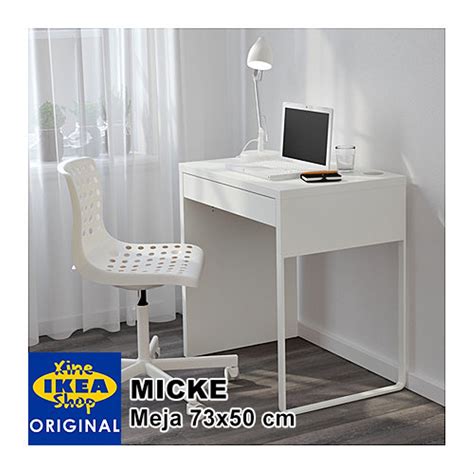 Kami juga mempunyai penyelesaian storan dan aksesori pejabat di gedung jualan atas talian sekarang! Jual IKEA MICKE Meja Putih 73x50x75 cm - Meja Belajar ...