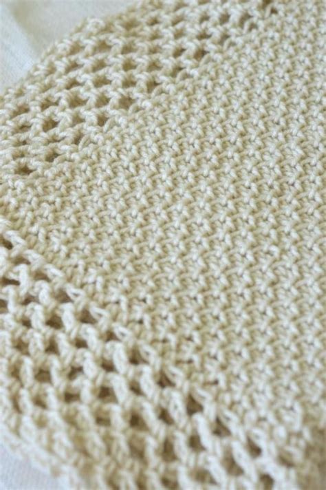 Tunisian Crochet Cottage Throw For Baby Afghan Crochet Patterns