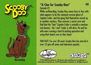 1994 Cardz Hanna Barbera Classics 48 A Clue For Scooby Doo Trading