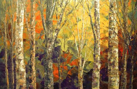 Silver Birch Painting At Explore Collection Of