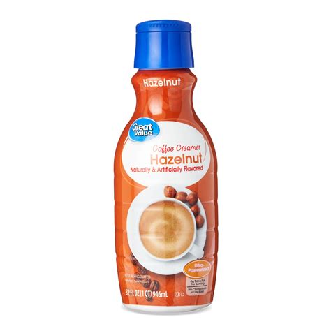 Great Value Hazelnut Coffee Creamer 32 Fl Oz Walmart Com