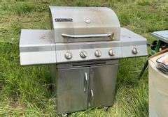 Perfect Flame Stainless Grill With Tank Hamilton Maring Auction Group