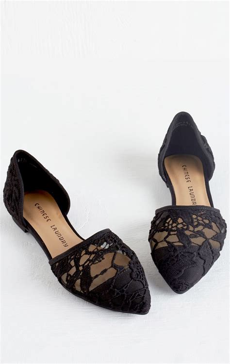 Chinese Laundry On The Path To Poise Flat In Black Wedding Shoes
