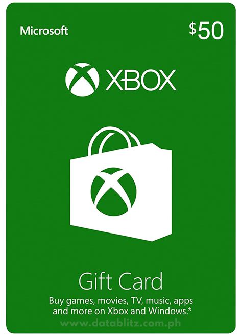 Xbox Digital T Code Us50 Datablitz Digital Store