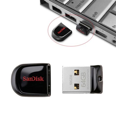 Buy Online Sandisk Cruzer Fit Cz33 Super Mini Usb Flash Drive 64gb Usb