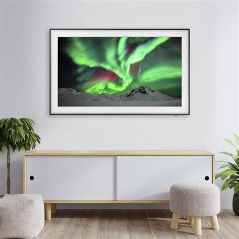 Samsung Frame Tv Art Aurora Northern Lights Iceland Etsy