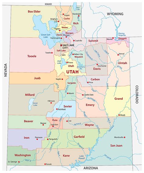 Mapas De Utah Atlas Del Mundo