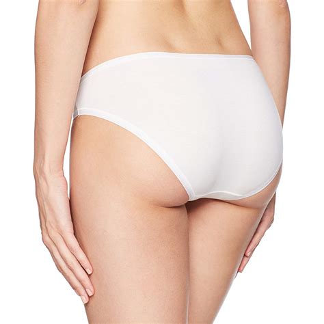 Essentials Womens Cotton Stretch Bikini Panty 6 Pack White Size Large Ebay