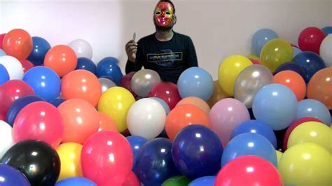 Creative Ways To Pop A Balloon 1 Hour Balloon Work Youtube