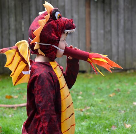 Diy Dragon Kids Costume Fire Breathing Mouth Sisters What