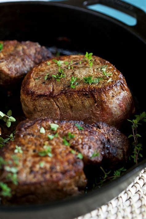 The steak will not be cooked through at this point. The Very Best Filet Mignon Recipe // Video - The Suburban ...