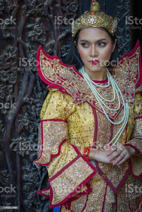 Myanmar Traditional Costumes Stock Photo Download Image Now Adult