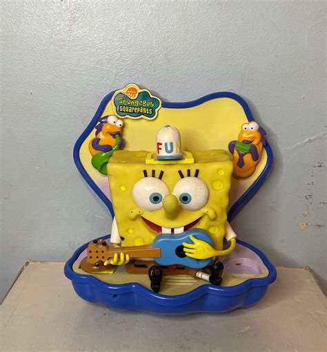 Spongebob Squarepants Singing Clam Flying Color Jakks Toy Etsy