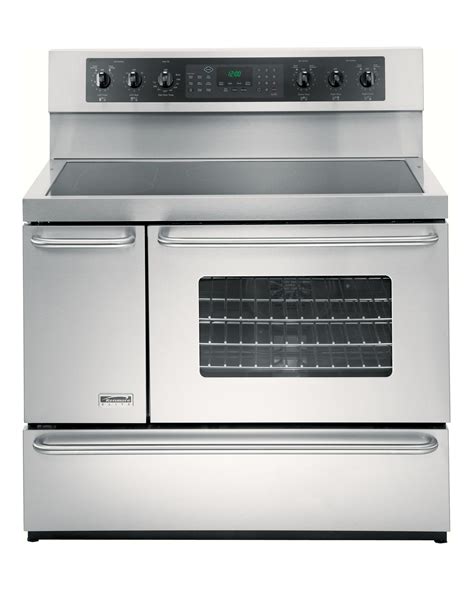 Kenmore Elite 54 Cu Ft Double Oven Electric Range Stainless Steel