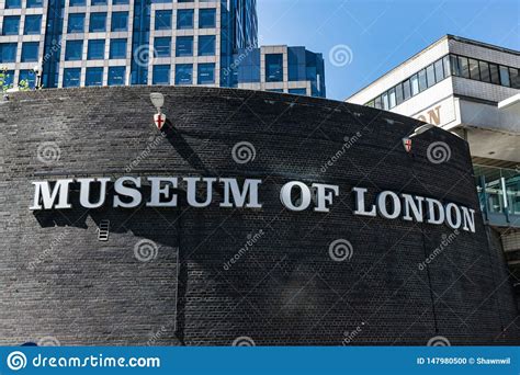 Museum Of London Sign Editorial Image Image Of Culture 147980500
