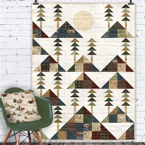 Mountain Lodge Fq Quilt By Charisma Horton Mountain Quilts Mountain