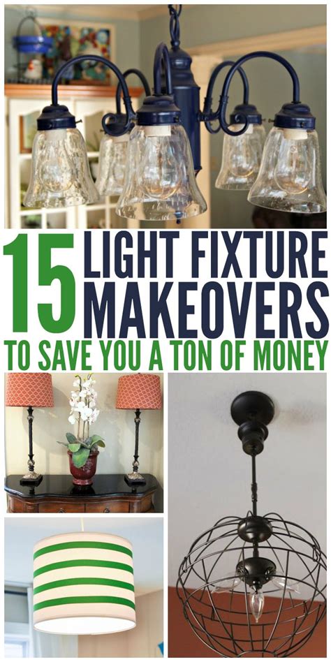 These 18 beautiful ceiling decoration ideas can add architectural interest, color, and pattern to an otherwise boring ceiling. 15 Light Fixture Makeovers to Save You a Ton of Money ...