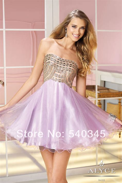 Short Purple Prom Dresses 2014 New Arrival Ball Gown Sweetheart Crystal