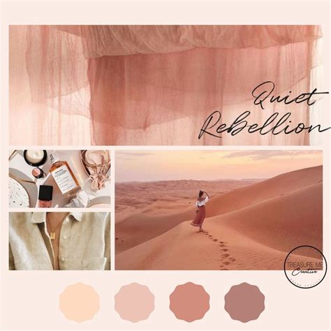 Sahara Moodboard Peach Color Palette Graphic Design Hong Kong