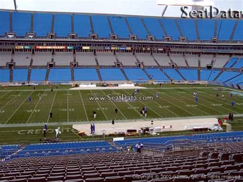Seat View From Section 345 At Bank Of America Stadium Carolina Panthers