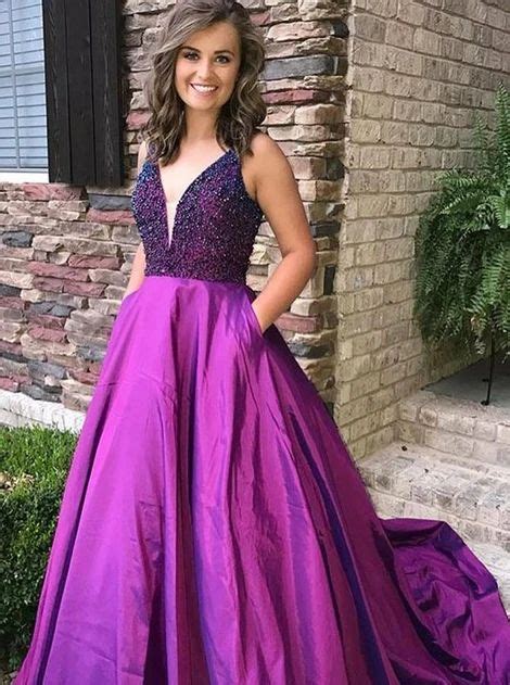 Affordable Prom Dress With Pockets Evening Dress Winter Formal Dress