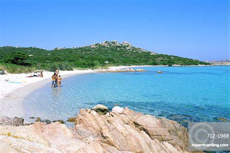 Is an island in the maddalena archipelago, near the strait of bonifacio in northern sardinia, italy. Cala dei Cavaliere, Budelli island, | Stock Photo