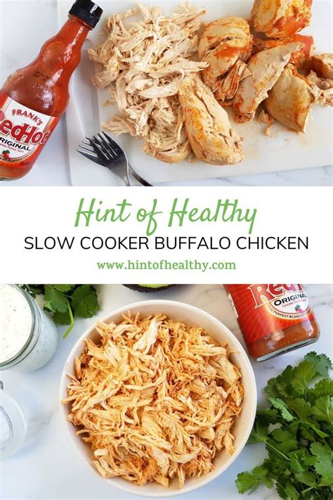 Healthy Slow Cooker Buffalo Chicken Artofit