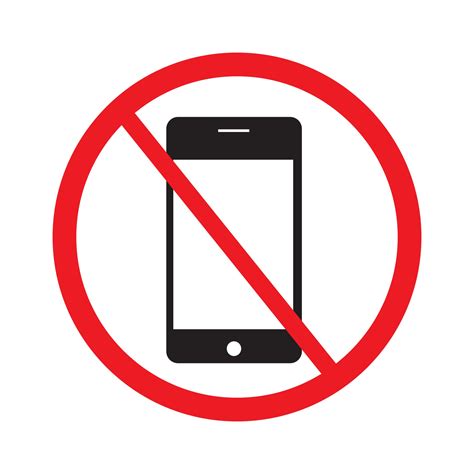 No Cellphone Vector Art Icons And Graphics For Free Download