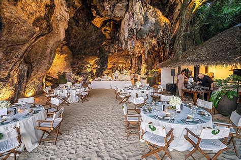 Ash And Arrans Stunning Intimate Thailand Wedding In A Cave By Dan