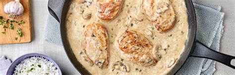 To make this homemade condensed cream of mushroom soup you will need how many of you would do that with a can of condensed soup? Quick Mushroom Chicken Bake - Campbell Soup Company