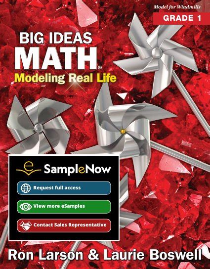 Big Ideas Math: Modeling Real Life, Grade 1