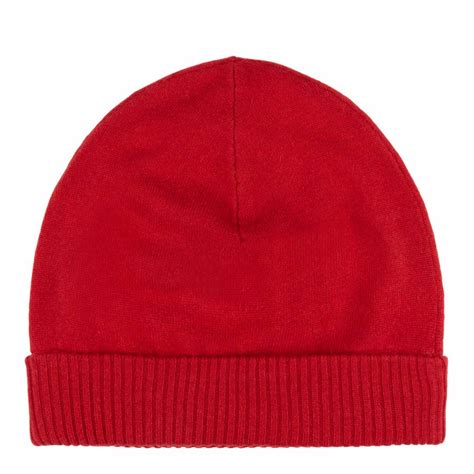 Red Cashmere Slouchy Beanie Hat Brandalley