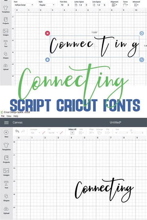 The Easiest Way To Connect Those Pretty Script Fonts In Cricut Design