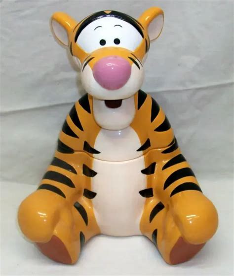 Vintage Tigger 11and Sitting Disney Cookie Jar Winnie The Pooh 2 Pc Exl Cond 75 00 Picclick