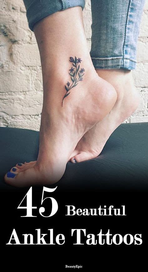 15 Beautiful Ankle Tattoos And Their Meanings You May Love To Try