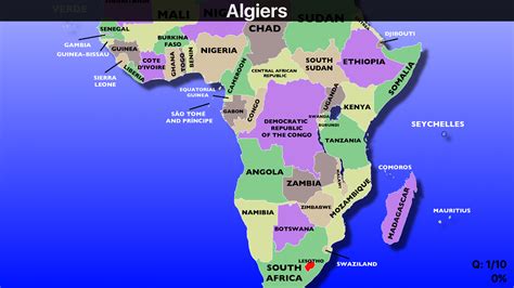 Map Of Africa Quiz Photos