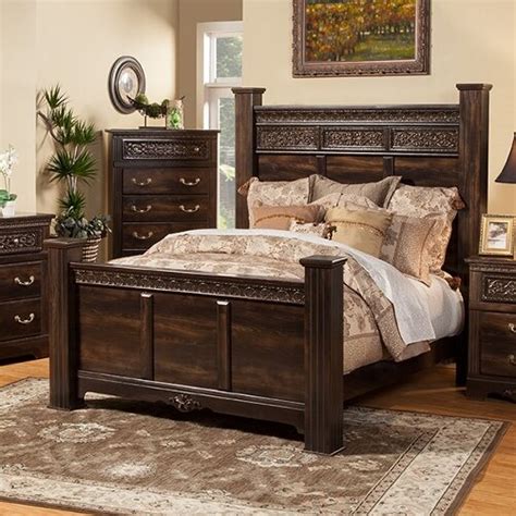 Click here to buy standard 6 piece bedroom set latitude run® bed size: Solid Wood Bedroom Furniture | Wayfair